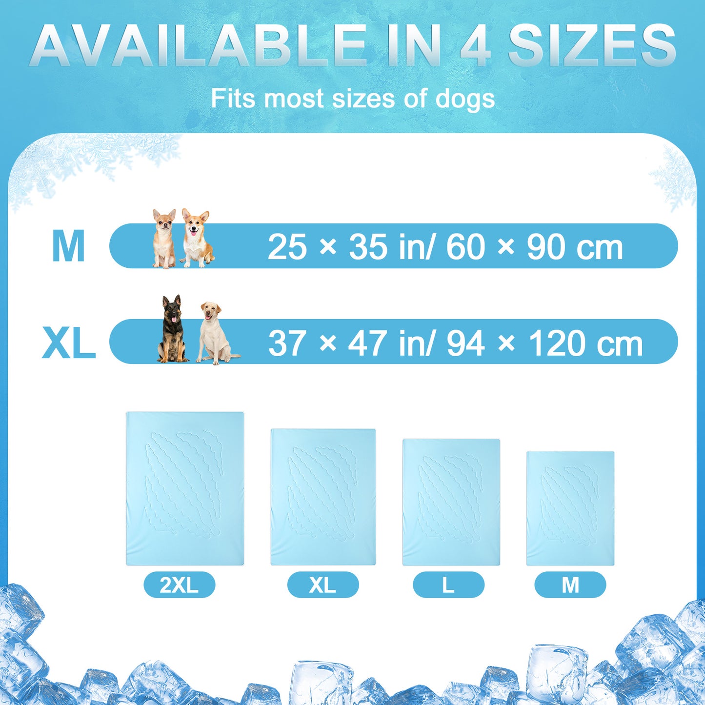 Pawaboo Cooling Dog Blanket, Washable Summer Quilt for Pets & Humans