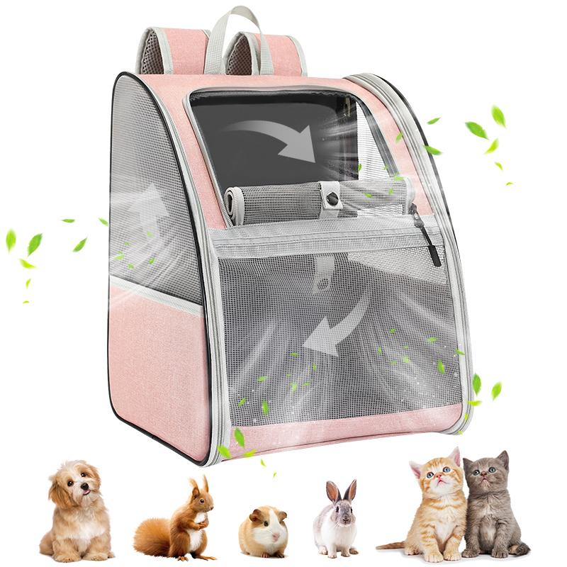 Pawaboo Cat Carrier Backpack, Pet Carrier Backpack for Kitties Small Dogs Puppies