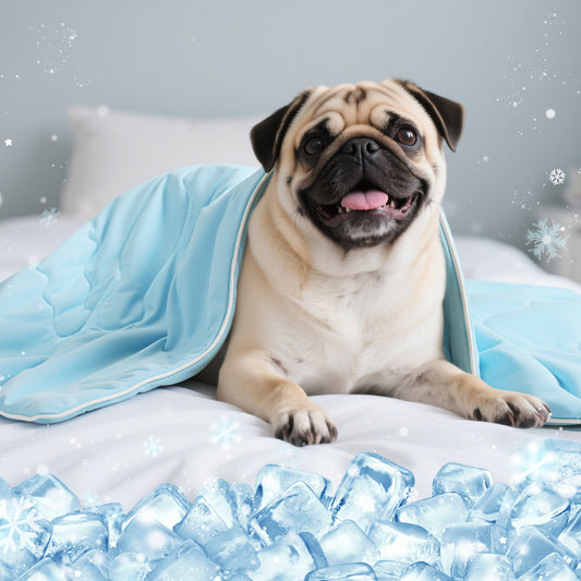 Pawaboo Cooling Dog Blanket, Washable Summer Quilt for Pets & Humans