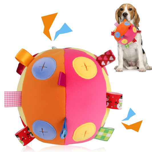 Pawaboo Dog Treat Ball, Snuffle Feeding Toy for Slow Eating