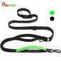 Pawaboo Hands-Free Dog Leash & Car Seatbelt Shockproof Bungee, Crossbody Design
