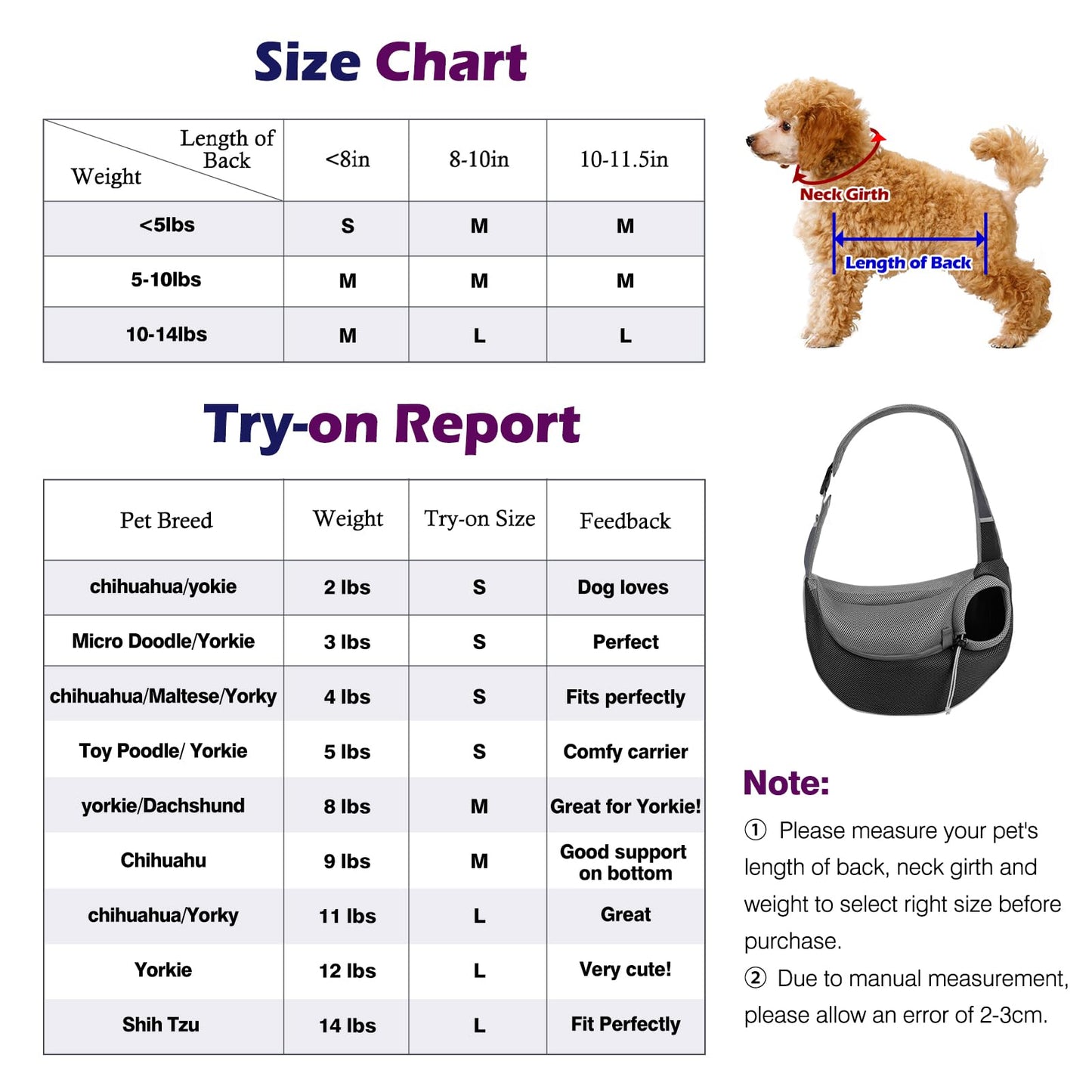 Pawaboo Sling Carrier, Hands Free Mesh Crossbody Bag with Adjustable Strap & Pocket