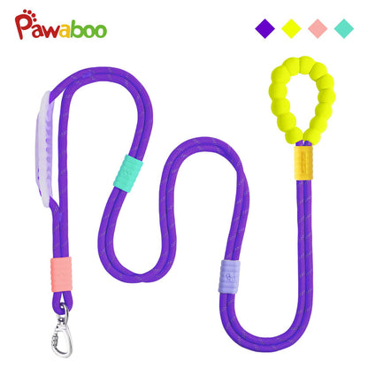 Pawaboo Hands Free Dog Rope Leash, Adjustable Waist , Crossbody Rope with Explosion-Proof Handle