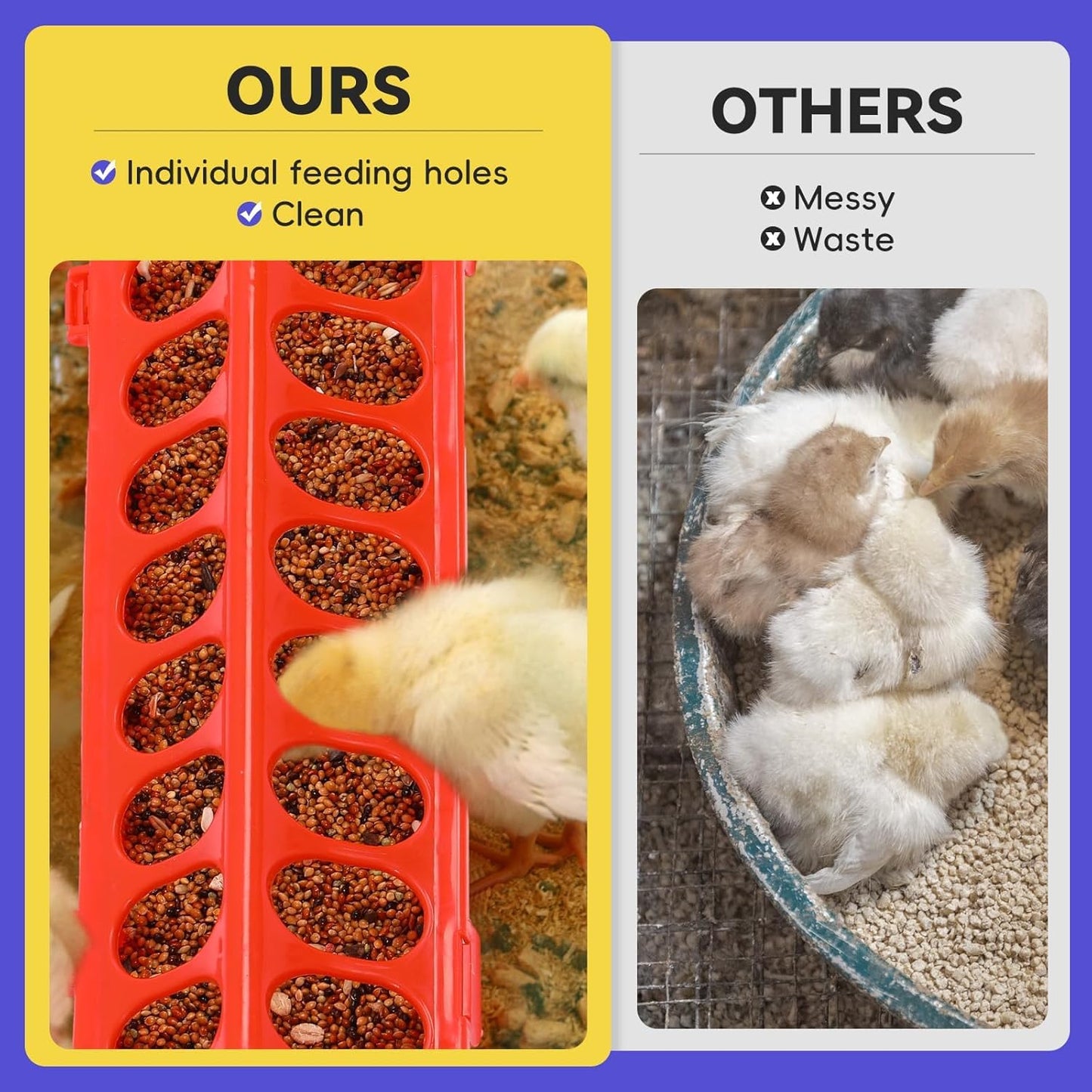 Pawaboo 5-in-1 Chicken Brooder Box for Chick Starter Kit, Includes Pet Cage Tent, Chicks Perch