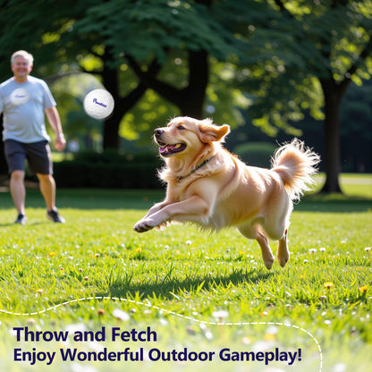 Pawaboo Dog Balls for Aggressive Chewers, Indestructible Teething Tennis Balls