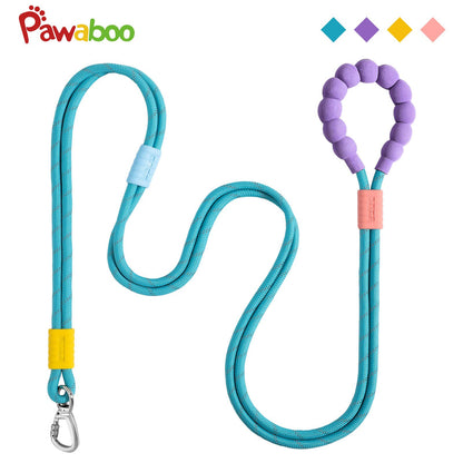 Pawaboo Hands Free Dog Rope Leash, Adjustable Waist , Crossbody Rope with Explosion-Proof Handle