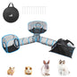Outdoor Cat Enclosures, Patio Portable Mesh Cat Tent, Tunnel, Playhouse with Free Carry Bag