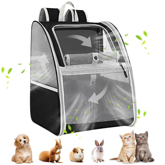 Pawaboo Cat Carrier Backpack, Pet Carrier Backpack for Kitties Small Dogs Puppies