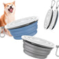 Pawaboo 2-Pack Collapsible Dog Bowls – Portable Silicone Food