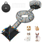 Outdoor Cat Enclosures, Patio Portable Mesh Cat Tent, Tunnel, Playhouse with Free Carry Bag