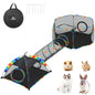 Outdoor Cat Enclosures, Patio Portable Mesh Cat Tent, Tunnel, Playhouse with Free Carry Bag